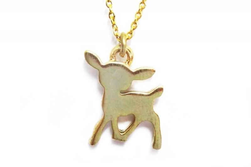 [Ozel] Feminine Brass Necklace
