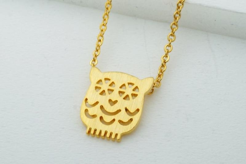 [Ozel] Delicate Fit Brass Necklace