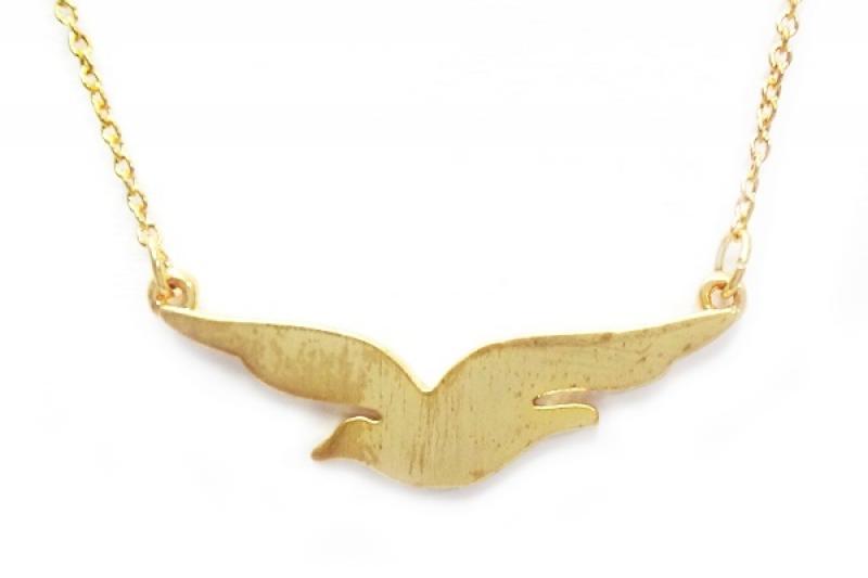 [Ozel] Chic Point Brass Necklace