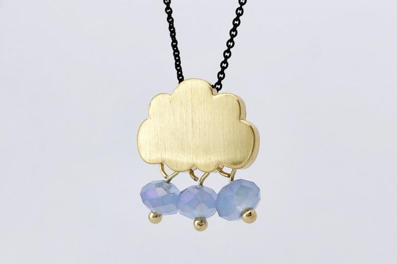 Ozel] Feminine Brass Necklace