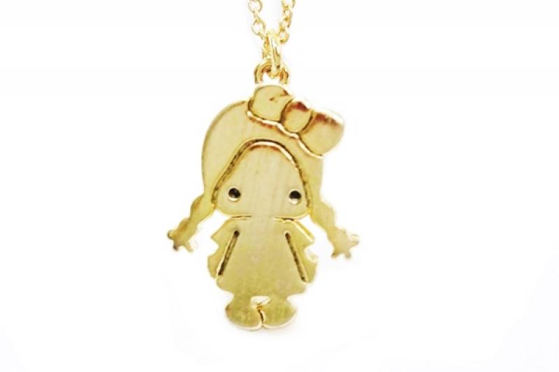 [Ozel] Wedding Guest Look Brass Necklace
