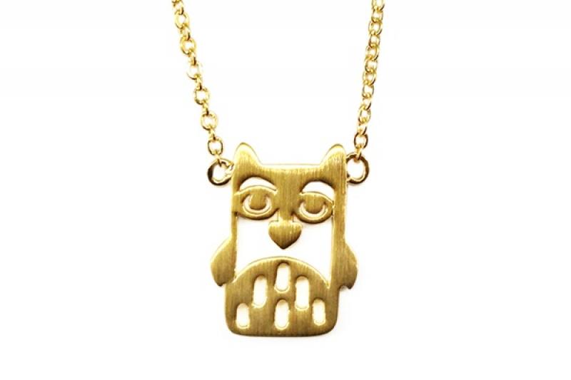 [Ozel] Chic Point Brass Necklace
