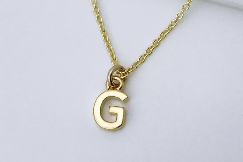 [Ozel] Casual Mood Glossy Brass Necklace