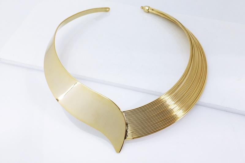[Ozel] Subtle Charm Glossy Necklace