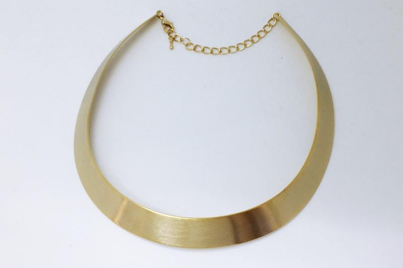 [Ozel] Trendy Matte Choker Necklace
