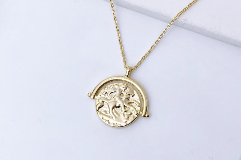 [Ozel] Stylish Coin Necklace