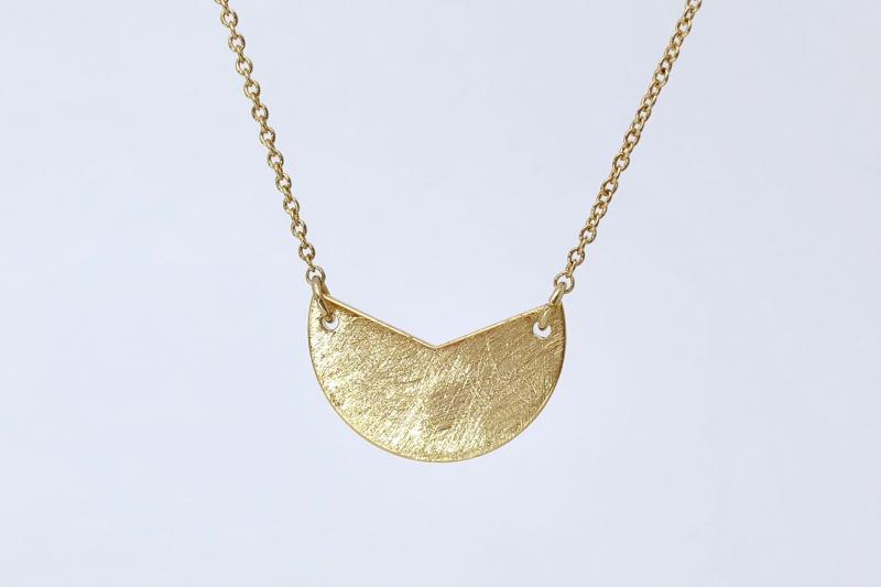 [Ozel] Girlfriend Gift Asymmetrical Curve Necklace