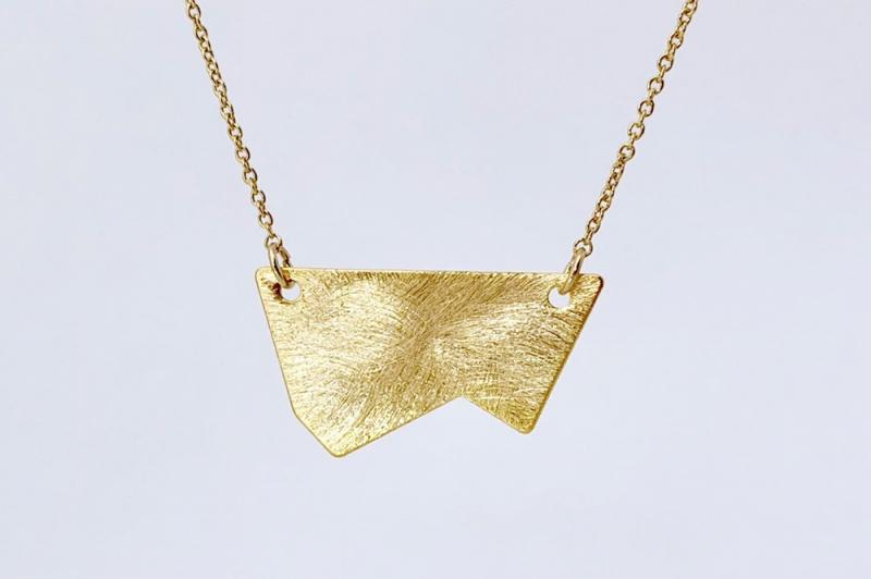 [Ozel] Girlfriend Gift Asymmetrical Curve Necklace