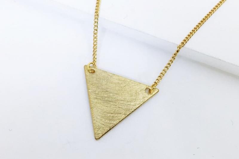 [Ozel] Statement Look Asymmetrical Curve Necklace