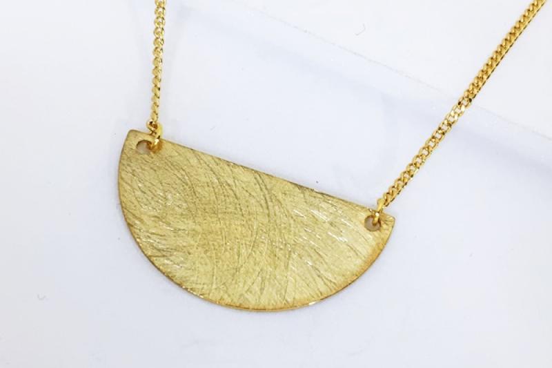 [Ozel] Wedding Guest Look Asymmetrical Curve Necklace