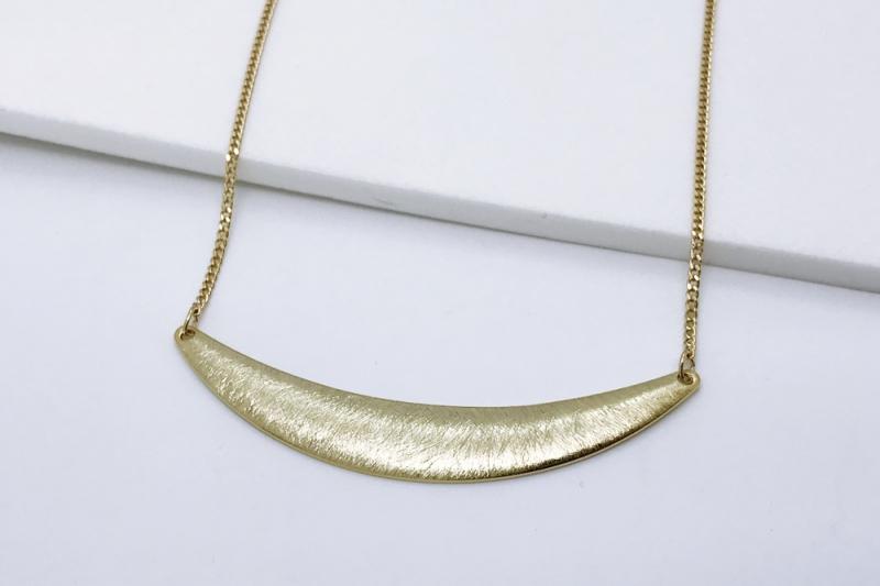 [Ozel] Vintage Vibe Asymmetrical Curve Necklace