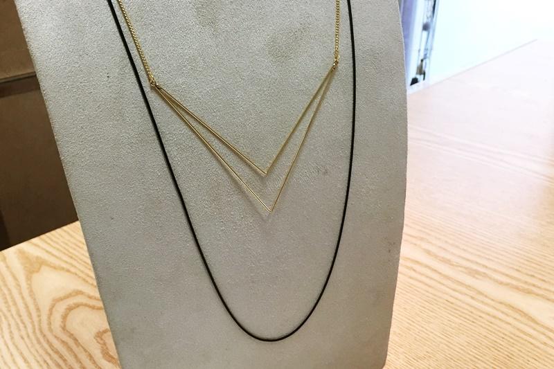 [Ozel] Trendy Glossy Brass Necklace