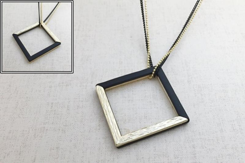 ] Glossy zinc alloy necklace for girlfriend gift