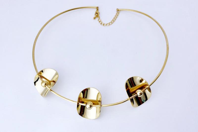 [Ozel] Statement look necklace