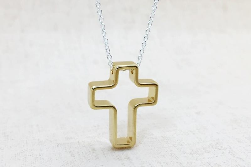 [Ozel] Romantic Mood Glossy Brass Necklace