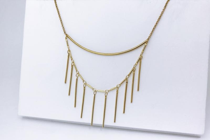 [Ozel] Point Look Necklace