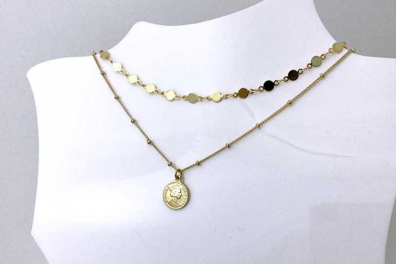 [Ozel] Romantic Mood Coin Necklace