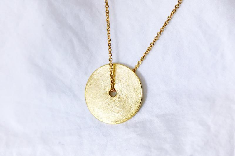 [Ozel] Wedding Guest Look Asymmetrical Curve Necklace