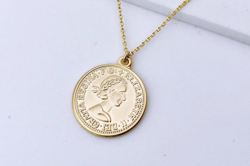 [Ozel] Vintage-inspired Coin Necklace