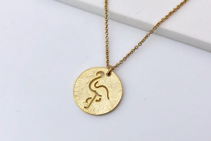[Ozel] Simple Minimal Asymmetrical Curve Necklace