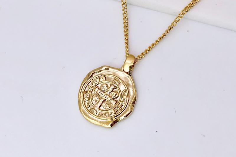 [Ozel] Chic Point Coin Necklace