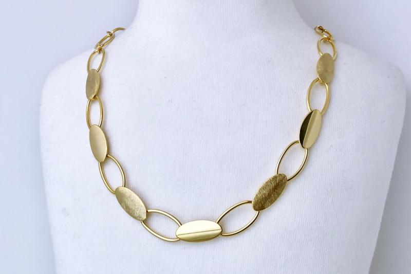 [Ozel] Unique Mood Asymmetrical Curve Necklace