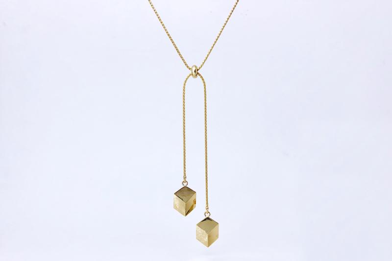 [Ozel] Wedding Guest Look Asymmetrical Curve Necklace