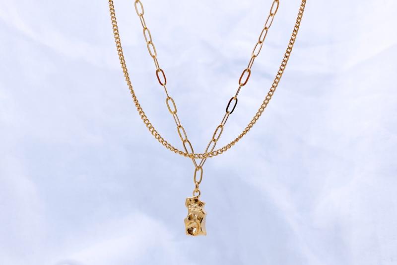 Ozel] Daily Point Necklace [
