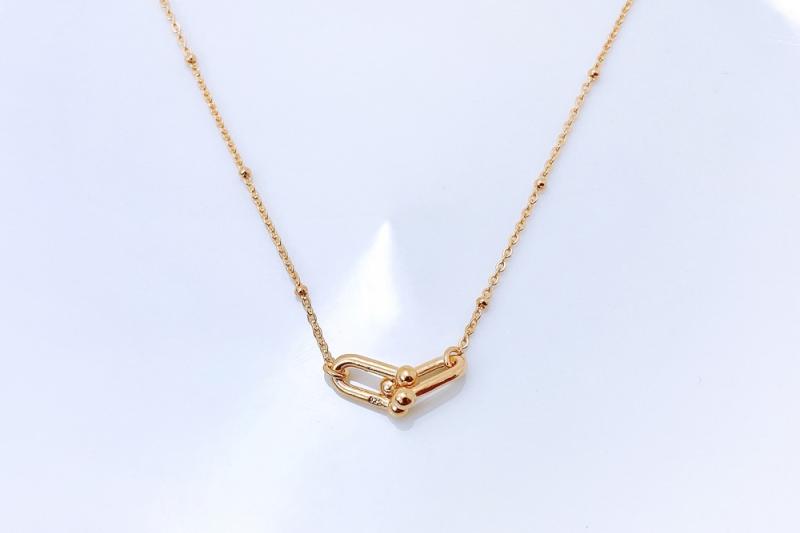[Ozel] Modern Classic Glossy Necklace