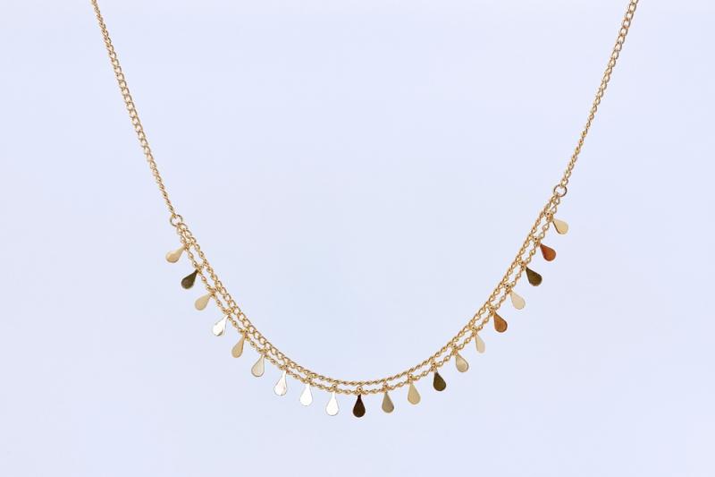 [Ozel] Sensual Glossy Brass Necklace