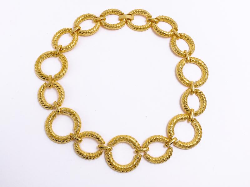[Ozel] Delicate Fit Glossy Zinc Alloy Necklace
