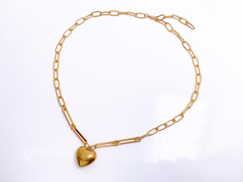[Ozel] Shiny BRASS Necklace