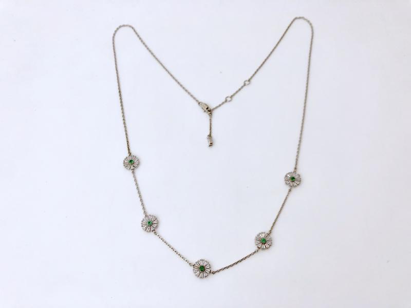 [Ozel] Trendy Glossy Brass Cubic Necklace