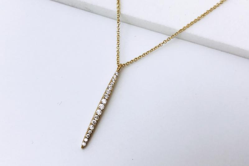 Cubic Necklace [Ozel] Girlfriend Gift Glossy