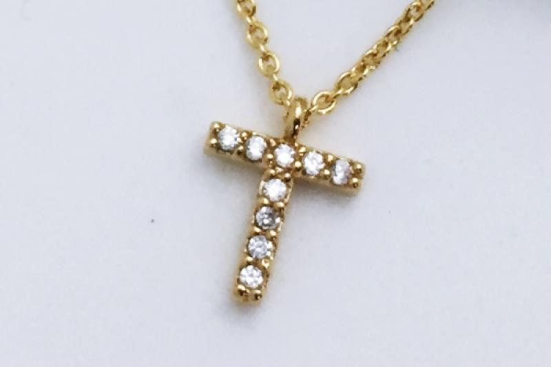[Ozel] Sensual Glossy Brass Cubic Necklace