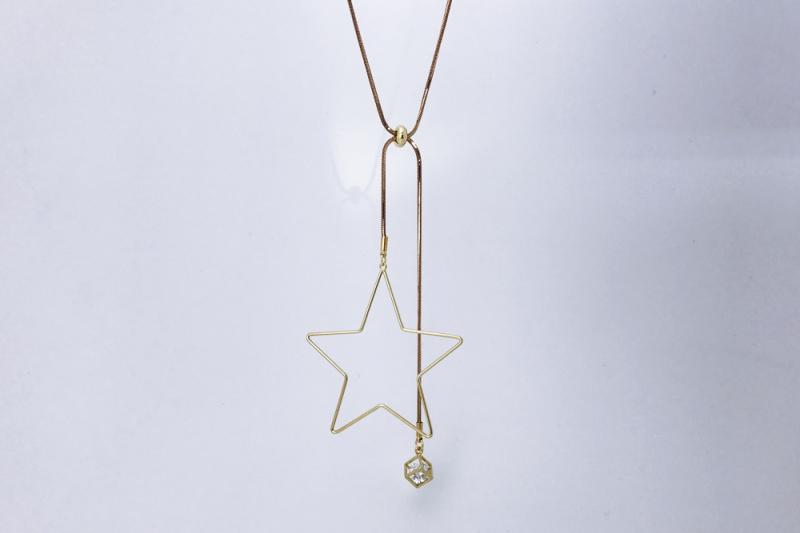 [Ozel] Wedding Guest Look Glossy Brass Cubic Hairpin