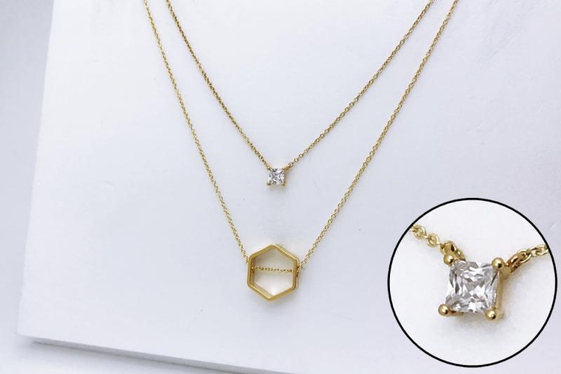 [Ozel] Sophisticated Glossy Brass Cubic