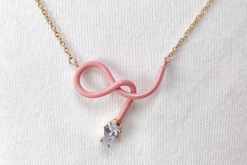 [Ozel] Girlfriend Gift Glossy Brass Cubic Hairpin