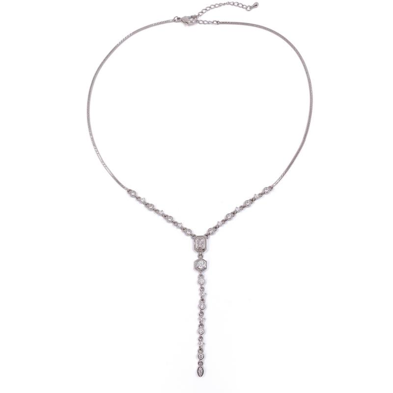[Ozel] BRASS Cubic Zirconia Necklace