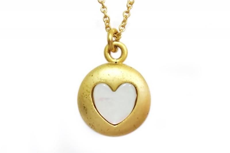 Sophisticated brass necklace [Ozel]