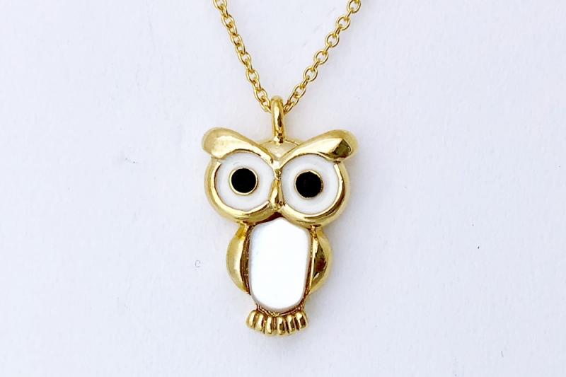 Ozel] Modern Classic Brass Necklace