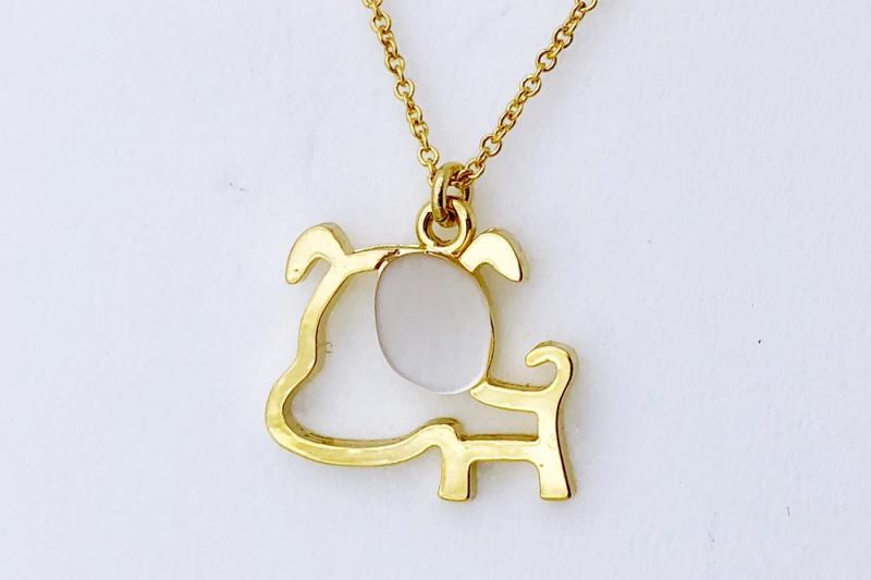 [Ozel] Delicate Fit Brass Necklace