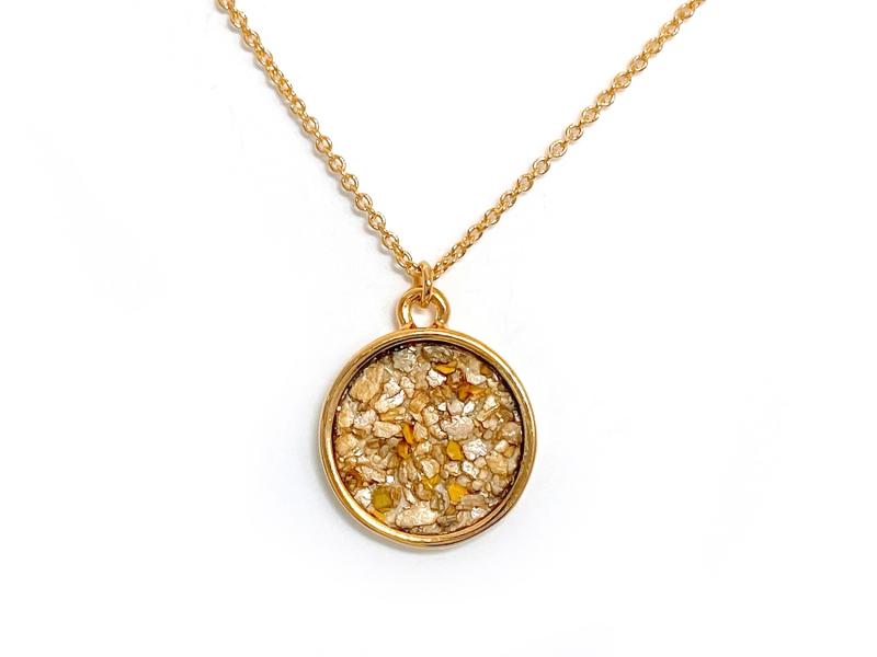 [Ozel] Shiny BRASS/ZINC Necklace