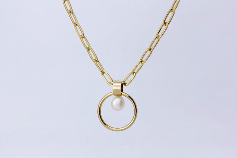 [Ozel] Casual Mood Pearl Necklace