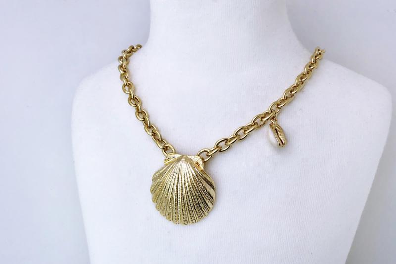 [Ozel] Romantic Mood Glossy Zinc Alloy Necklace