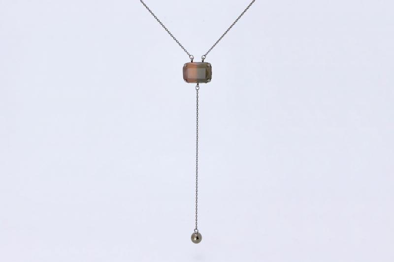 [Ozel] Wedding Guest Look Glass Necklace