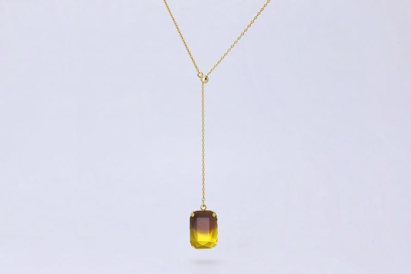 [Ozel] Romantic Mood Glass Necklace [