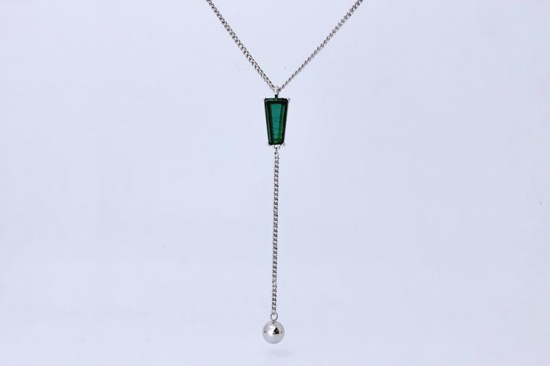 Glass Necklace [Ozel] Luxurious Glass Necklace