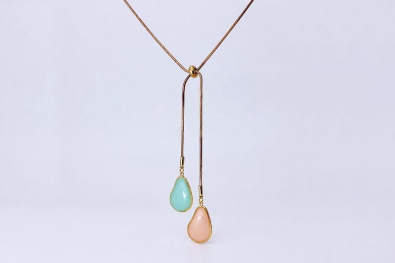 Casual Mood Epoxy Necklace