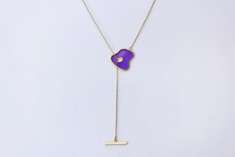 Layered Epoxy Necklace [Ozel]